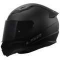 LS2 Centric Blackout Solid Full Face Helmet Matte Black