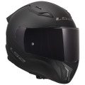 LS2 Centric Blackout Solid Full Face Helmet Matte Black