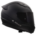 LS2 Centric Blackout Solid Full Face Helmet Matte Black