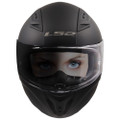 LS2 Centric Shift Solid Full Face Helmet Matte Black Photochromic