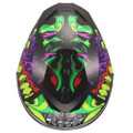 LS2 Rapid III Lycant Full Face Helmet Gloss Black Green Purple