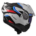 LS2 Advant II Triple Modular Helmet Gloss White Red Blue
