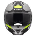LS2 Advant II Triple Modular Helmet Matte Gray HiViz Yellow