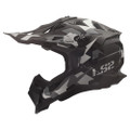 LS2 Subverter Evo Vector Motocross Helmet Gloss Black Gray White