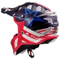 LS2 Subverter Evo Constellation Full Face MX Helmet Gloss Red White Blue