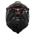 LS2 Subverter Evo Trooper Motocross Motorcycle Helmet Gloss Black White XS