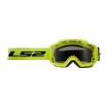 LS2 Charger Goggle HiViz Yellow with Clear Lens