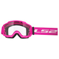 LS2 Charger Goggle Pink with Clear Lens
