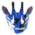 LS2 Gate II Peak Electra Gloss White Blue Red