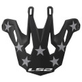 LS2 Gate Youth Peak Battle Scar Tonal Gray Black Black