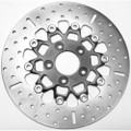 EBC V-TWIN BRAKE ROTOR 11.5" FLOATING 10SPOKE BLK RSD020BLK