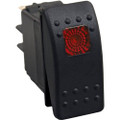OPEN TRAIL LIGHTED ROCKER SWITCH RED SM106-005R