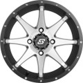SEDONA STORM WHEEL 14X7 4/110 5+2 (+10MM) BLK/MACHINED A7647011-52S