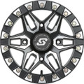 SEDONA SPLIT 6 BDLK WHEEL 14X7 4/156 6+1 (+30MM) BLK/MACHINED A72M-47056-61S