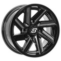 SEDONA CHOPPER WHEEL 14X7 4/137 5+2 (+10MM) BLACK A85B-47037-52S