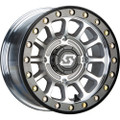 SEDONA SANO BDLK WHEEL 14X7 4/137 5+2 (+10MM) BLK/AS CAST A21MA-47037+10S
