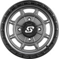 SEDONA RIFT WHEEL 14X7 4/156 5+2 (+10MM) CARBON GREY A22CG-47056+10S