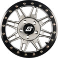 SEDONA CLUTCH BDLK WHEEL 15X7 4/156 +10MM GUNMETAL/BLK A-S24G-57056+10