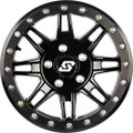 SEDONA CLUTCH BDLK WHEEL 15X7 4/156 +10MM BLK A-S24B-57056+10