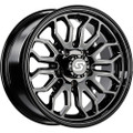 SEDONA ONYX WHEEL 12X7 4/156 +10MM BLK/MACHINED A-S26M-27056+10