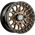 SEDONA IGNITION WHEEL 14X7 4/137 +10MM BRONZE/BLK A-S28Z-47037+10