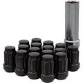 SEDONA 12MMX1.50 LOCK STYLE LUG NUTS BLACK W/KEY 16/PK DFC-54015B