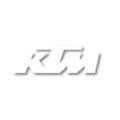FACTORY EFFEX FX 2016 3' DIE-CUT STICKERS KTM (WHITE)