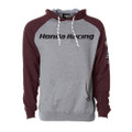 FACTORY EFFEX HONDA RACING PULLOVER / GRAY-BURGANDY XXL