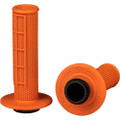 FIRE POWER CONTROL MX LOCK-ON GRIPS ORANGE HALF WAFFLE 24-0207