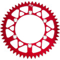 FIRE POWER REAR SPROCKET ALUMINUM 51T-520 RED HON 225-51 RED