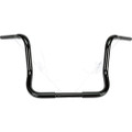 HARDDRIVE 1.25" BAGGER APE-HANGER 12" GLOSS BLACK TBW 21-557GB