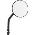 HARDDRIVE 3" ROUND MIRROR W/4" STEM BLACK L/R 18-024BK
