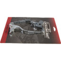 HARDDRIVE 3-SLOT LEVER SET CHROME FLH/FLT 14-16 HYDRO CLUTCH 148062