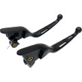 HARDDRIVE 3 SLOT LEVER SET BLACK FLT 21-25 CBL CLUTCH 053847