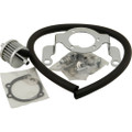 HARDDRIVE COMPLETE MNT KIT BREATHER HOSE CHROME BIGTWIN 93-17 NON-TBW 120040