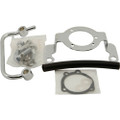 HARDDRIVE COMPLETE MNT KIT BREATHER TUBE CHROME BIGTWIN 93-17 NON-TBW 120117