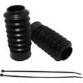 HARDDRIVE CUSTOM FORK BOOT 49MM SHORT BLACK 13-049
