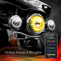 XK GLOW 7" XKChrome RGB Headlight