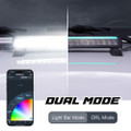 XK GLOW XKMAX 20" LIGHT BAR DUAL MODE WITH RGBW STRIP APP CONTROL MX-BAR-20