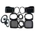 CERWIN VEGA 6"X9" CUT IN LID KIT W/ SM69F4 FLH/T 2014-2023 BAGS RPMSM694LK
