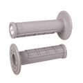 ODI HALF WAFFLE LOCK-ON GRIP GREY/SOFT COMPOUND H36HWG