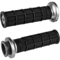 ODI LOCK-ON HART-LUCK FULL-WAFFLE BLACK/GRAPHITE INDIAN TOURING V31ITW-BH-H
