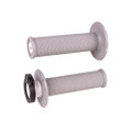ODI MX V2 LOCK-ON GRIPS NO WAFFLE GREY/SOFT COMPOUND H36NWG