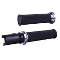 ODI LOCK-ON RUFFIAN GRIPS BLACK/SILVER CVO `23-24 V30HTCB-S