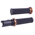 ODI LOCK-ON RUFFIAN GRIPS BLACK/BRONZE CVO `23-24 V30HTCB-Z