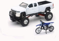 NEW-RAY Truck w/Dirt Bike Replica