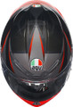 AGV K6 S Slashcut Helmet - Black/Gray/Red