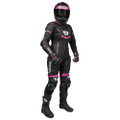 Cortech Revo Sport Air Women's 1-Piece Leather Suit - Black/Pink