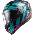 LS2 Challenger Carbon Flames Helmet