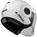 LS2 Verso Solid Glossy White Helmet